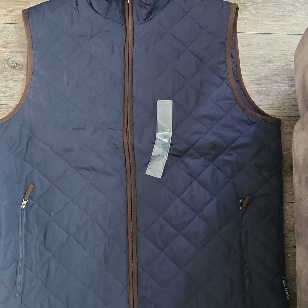 Field & Stream Men's Quilted Navy Vest